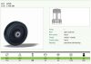 Kerék nagy teherbírású alap öntvény gumi 500 kg 160 42505