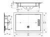 Kéményajtó 120x180 mm horganyzott sima